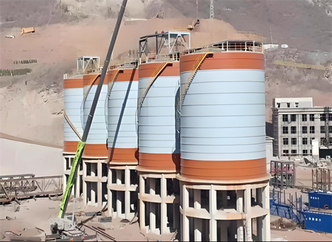 松山高架钢板仓