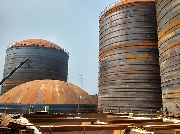 松山焦粉钢板仓